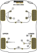 Honda Front Lower Arm Front Bush