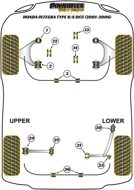 Honda Rear Engine Mount Insert