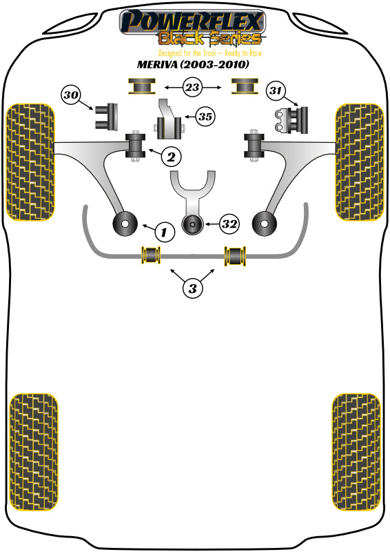 Vauxhall / Opel Gearbox Mount Insert