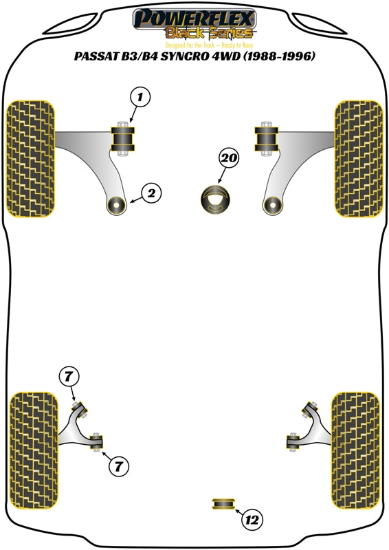 Front Lower Engine Mounting Bush & Inserts