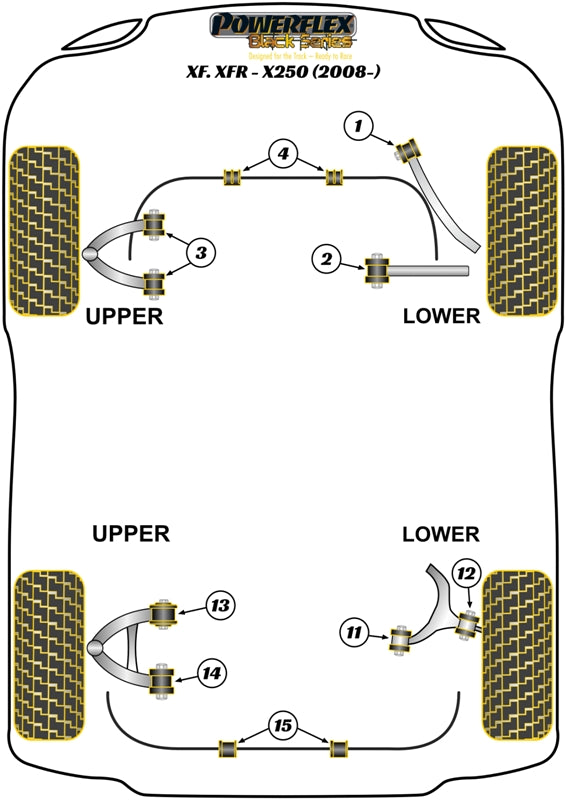 Jaguar (Daimler) Rear Lower Arm Outer Bush