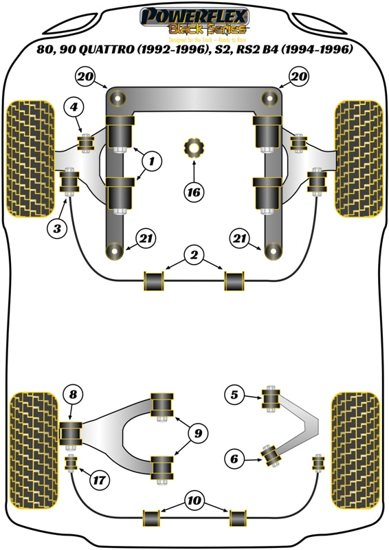 Audi Rear Lower Arm Rear Bush