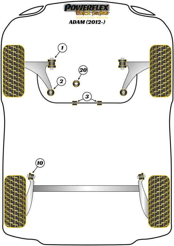 Lower Rear Engine Mount Insert