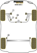 Front Arm Rear Bush Caster Offset