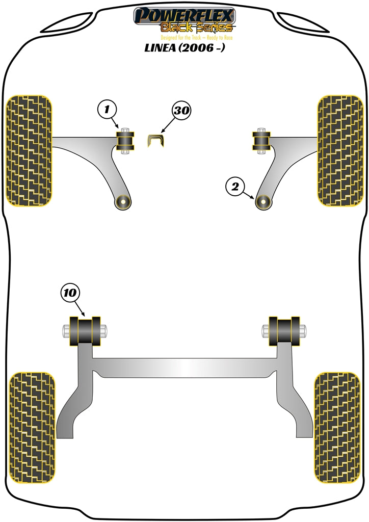 Front Arm Rear Bush Caster Offset