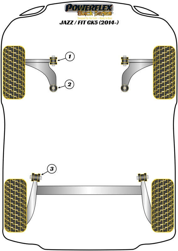 Honda Jazz / Fit Front Arm Front Bush