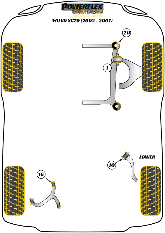 Volvo Front Subframe Mount Insert