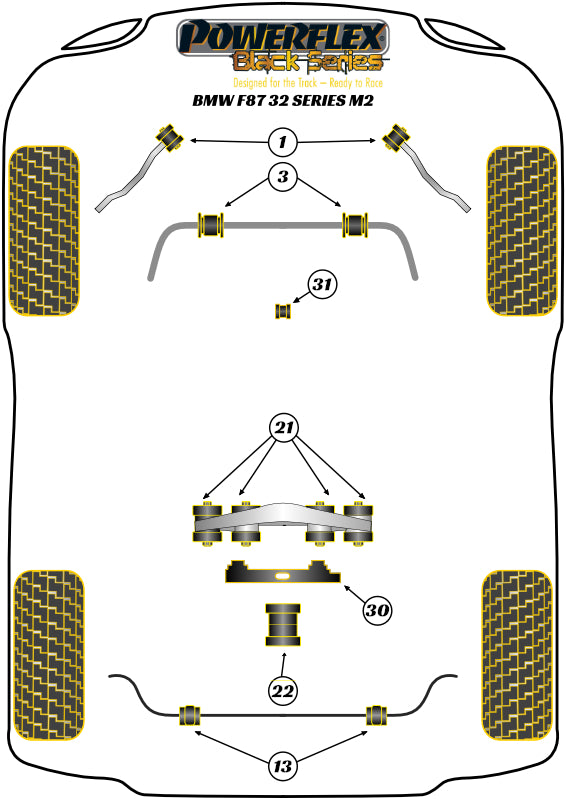 BMW Gear Shift Arm Front Bush Oval
