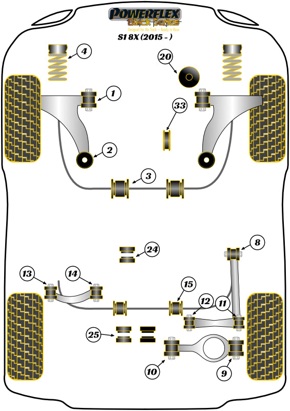 Rear Subframe Front Mounting Bush