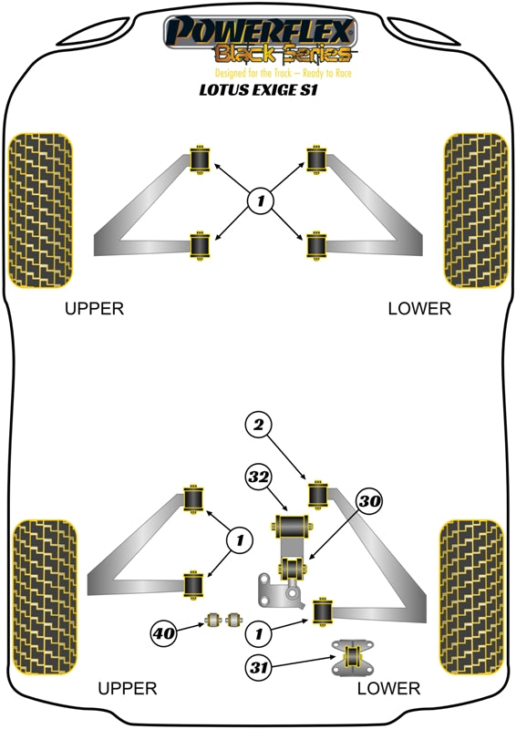 Upper Engine Mount Steady Bush
