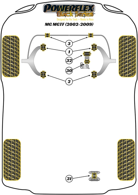 Upper Engine Mount Steady Bush
