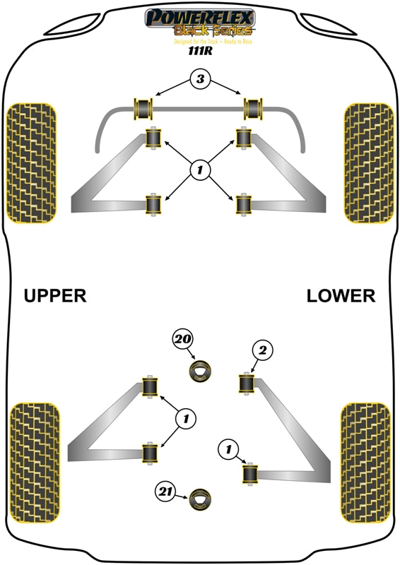 Rear Lower Wishbone Front Bush