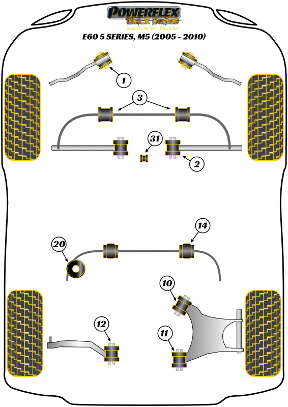 BMW Front Lower Control Arm Inner Bush