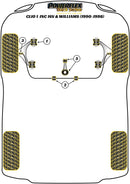 Renault Front Anti Roll Bar Inner Bush 20mm