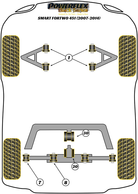 Smart Front Wishbone Bush