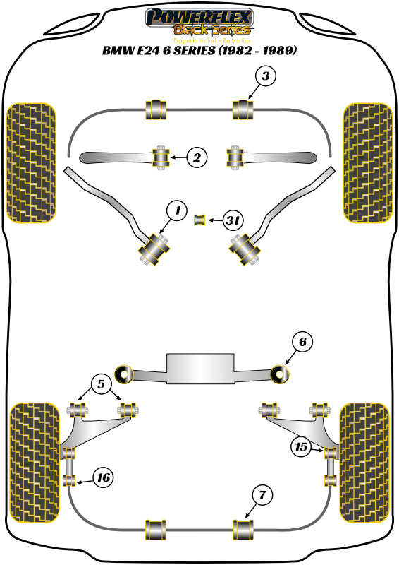 BMW Front Lower Control Arm to Subframe Bush