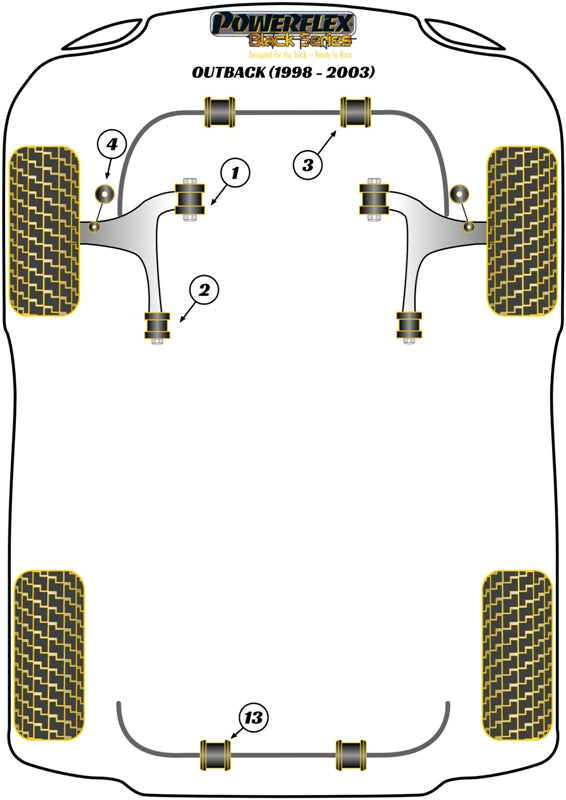 Subaru Rear Trailing Arm Bush