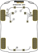 Subaru Rear Diff Rear Mounting Bush