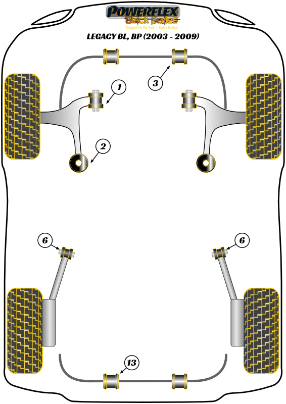 Subaru Rear Trailing Arm Bush
