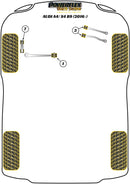 Front Lower Radius Arm to Chassis Bush Caster Adjustable