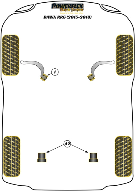 Front Radius Arm To Chassis Bush