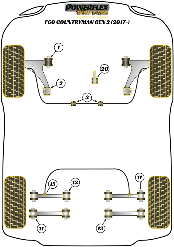 Gearbox Mounting Bush Insert