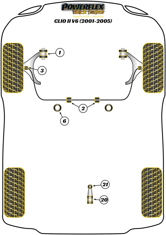 Renault Front Lower Wishbone Bush (Williams)