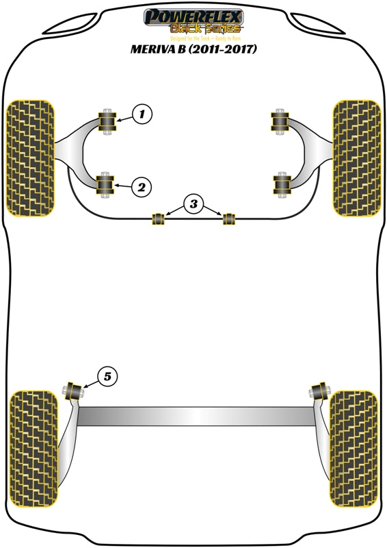 Vauxhall / Opel Rear Beam Mounting Bush