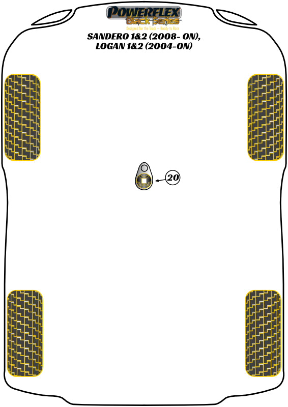 Lower Engine Mount Insert