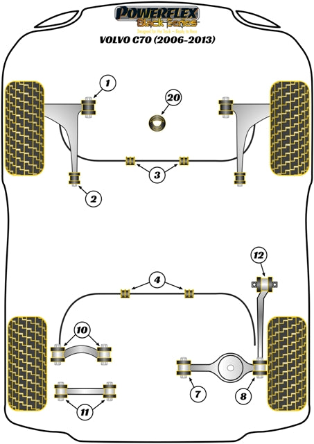 Lower Engine Mount Small Bush