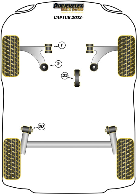 Renault Front Arm Front Bush Camber Adjustable