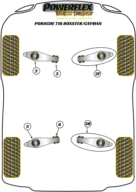 Porsche Track Control Arm & Bush Kit