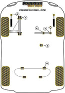 Porsche Steering Column Bearing Support Bush