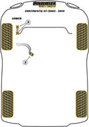Front Lower Radius Arm to Chassis Bush Caster Adjustable