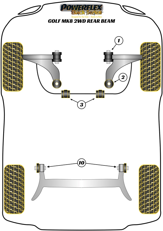 Front Anti Roll Bar Bush 25mm