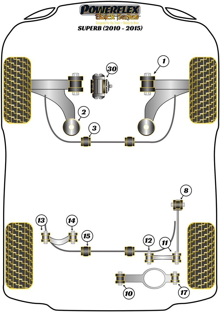 Front Anti Roll Bar Bush 23mm