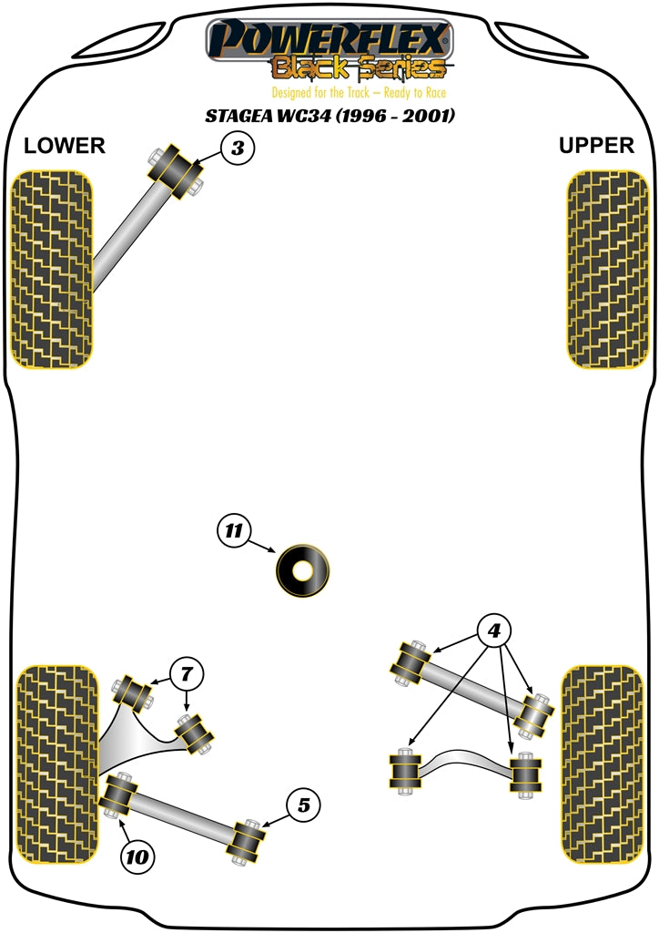 Nissan Rear Differential Front Mounting Bush