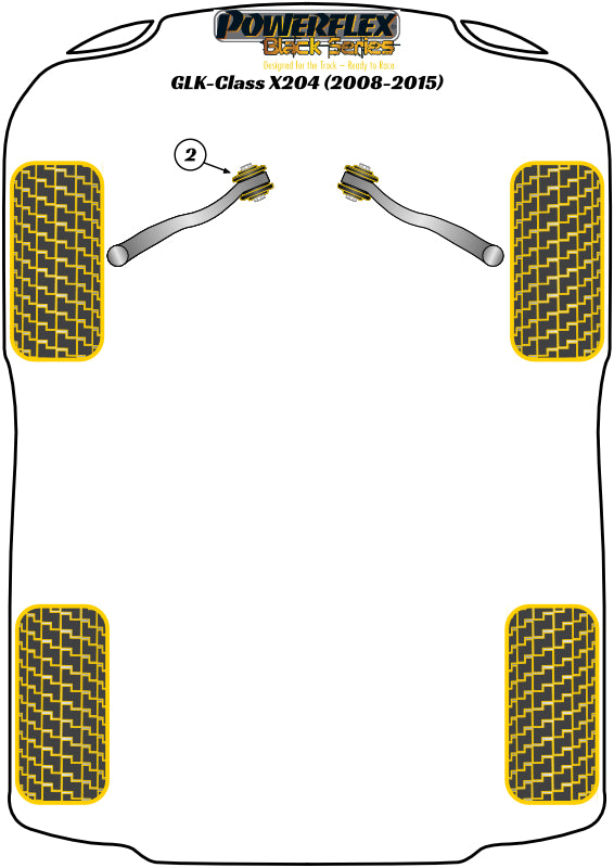 Mercedes-Benz Front Upper Arm Inner Bush Caster Adjustable
