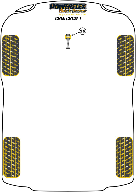 Hyundai Gear Shift Cable Bush Kit