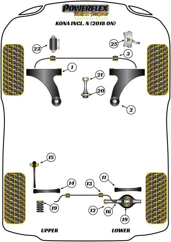 Upper Gearbox Mount Bush Insert
