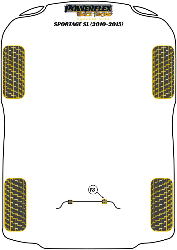 Rear Anti Roll Bar Bush 15mm