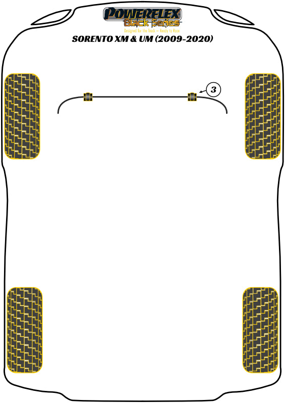 Front Anti Roll Bar Bush 20mm
