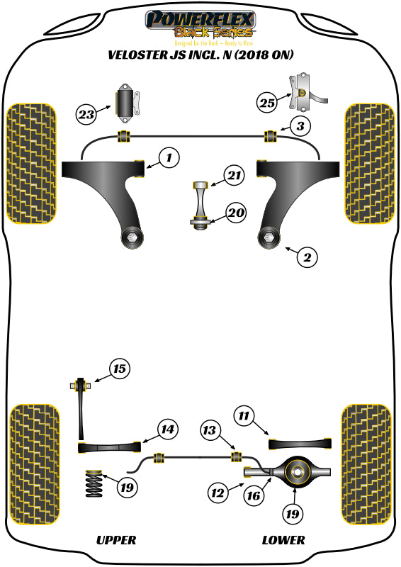 Upper Gearbox Mount Bush Insert