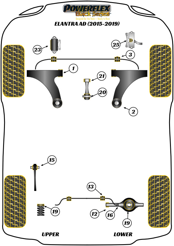Upper Gearbox Mount Bush Insert