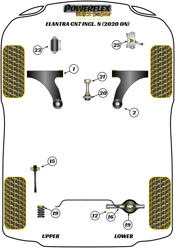 Upper Gearbox Mount Bush Insert
