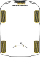 Rear Anti Roll Bar Bush 15mm