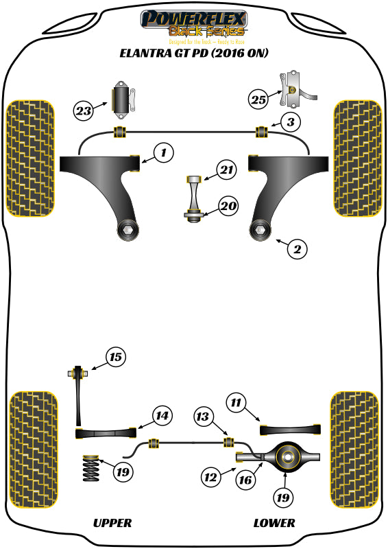 Upper Gearbox Mount Bush Insert