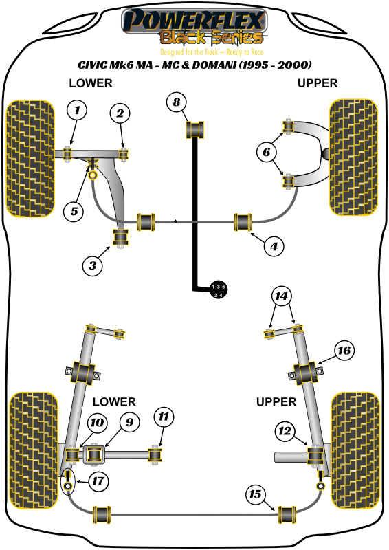 Honda Anti Roll Bar Link Bush