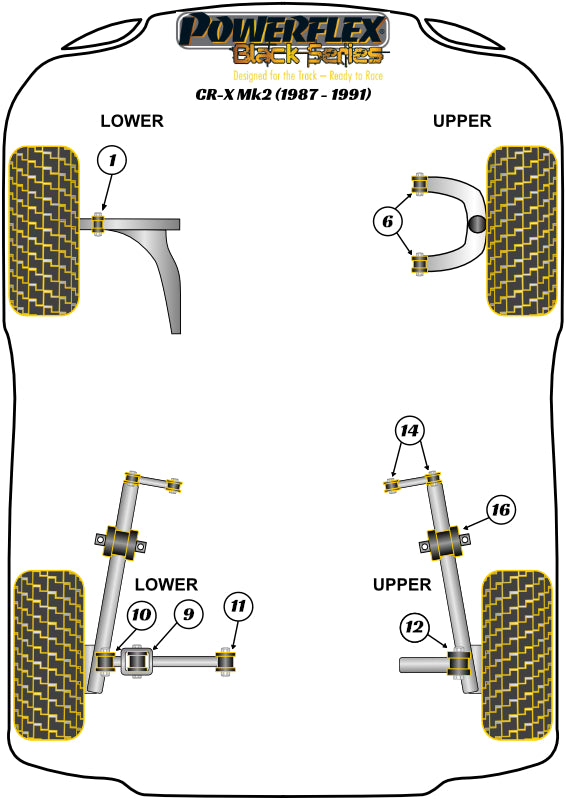 Rear Lower Arm Outer Bush 35mm