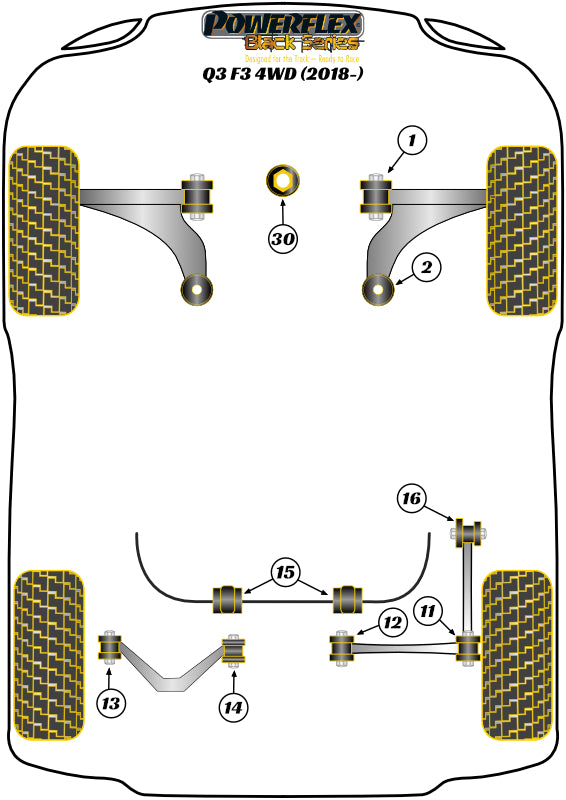 Front Wishbone Front Bush